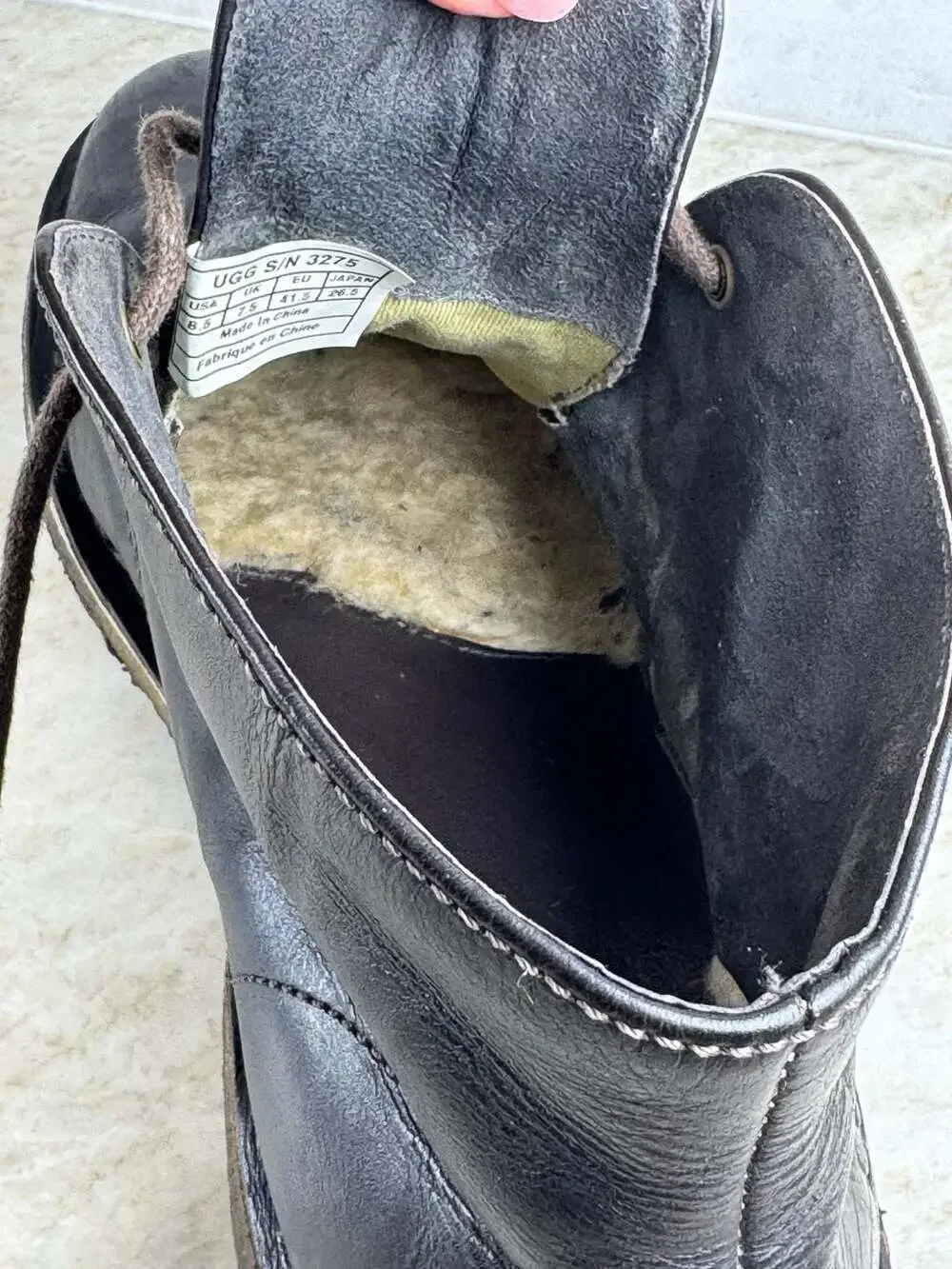 UGG crafted from